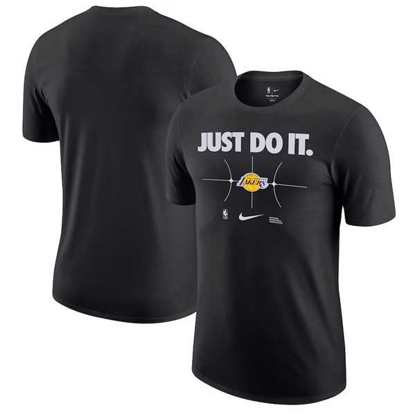Men's Los Angeles Lakers Black Just Do It T-Shirt,We sell and wholesale Men's Los Angeles Lakers Black Just Do It T-Shirt on line form chian!